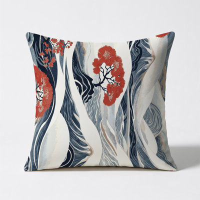 Gentle Blossoms Indoor And Outdoor Pillow
