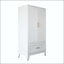 Armoire haute 60 po en métal avec 1 tiroir et tablette réglable