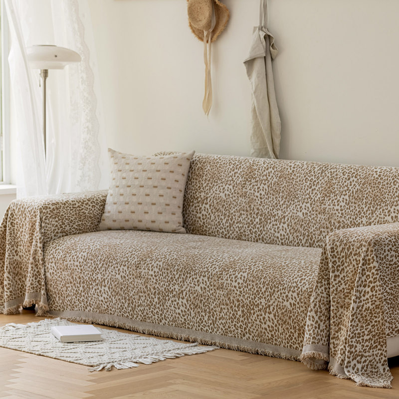 Housse de canapé en chenille Luxury, H 71 po x l 150 po x P 0,1 po, Kaki