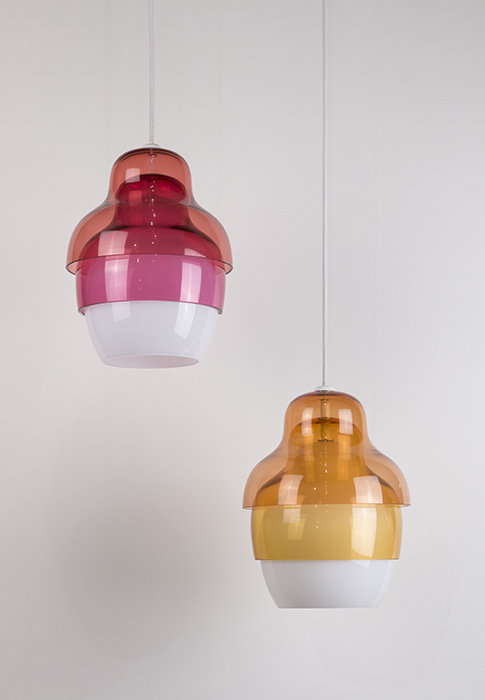 Matrioshka 1 - Light Pendant, Red