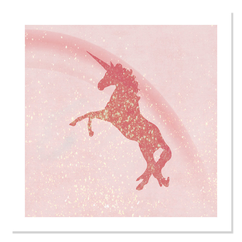 Paillettes licorne 2, H 31 po x l 31 po x P 1 po, Papier