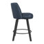 Tabouret de comptoir pivotant de 26 po de hauteur avec structure en bois massif-1985502149