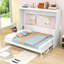 Lit escamotable mural avec tablettes-913432449-913432450