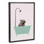 Hippopotame dans une baignoire, art encadré-49839969-49839974