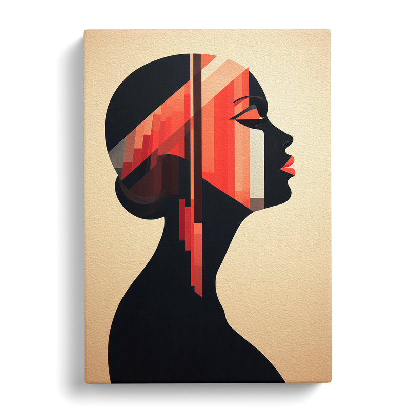 Woman Geometric - No Frame Print, 60cm H x 40cm W x 3cm D
