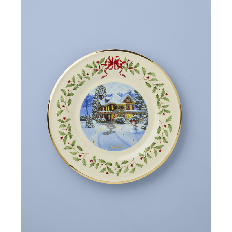 Lenox 2026 Holiday Annual Plate, Victorian House