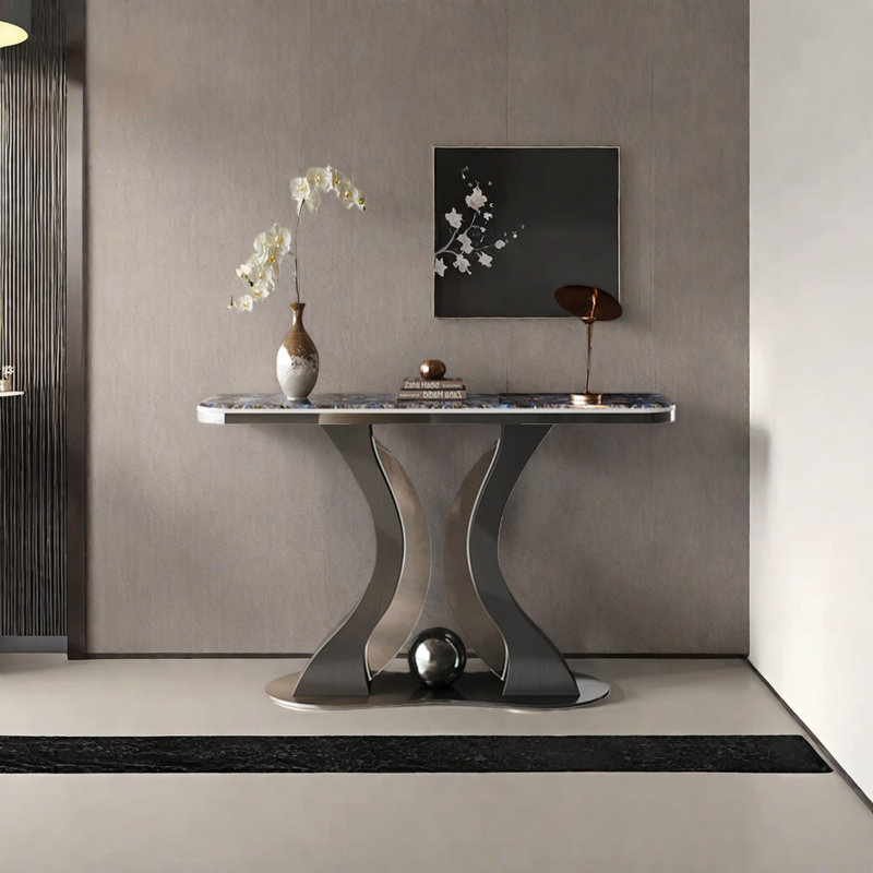 Console Modern Minimalist Luxury Art, H 33,46 po x l 39,37 po x P 13,78 po