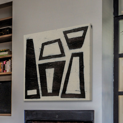 "Hieroglyph VII" Print on Wrapped Canvas