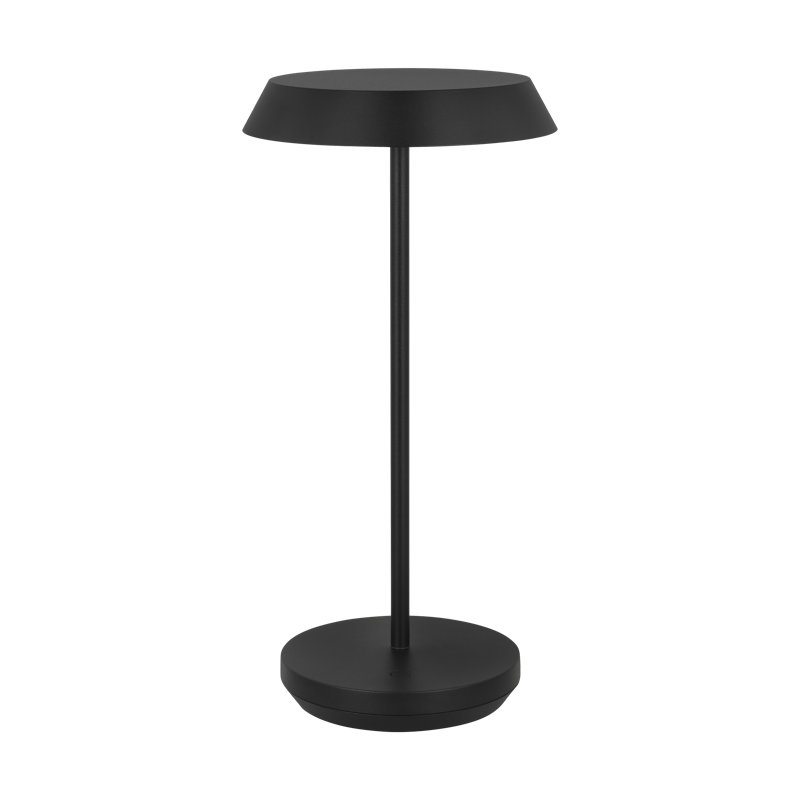 Tepa Accent Rechargeable Table Lamp, Black