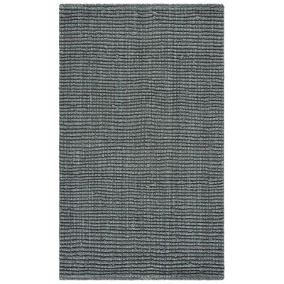 Ame Natural Fiber Hand Woven Jute Solid Color Rug