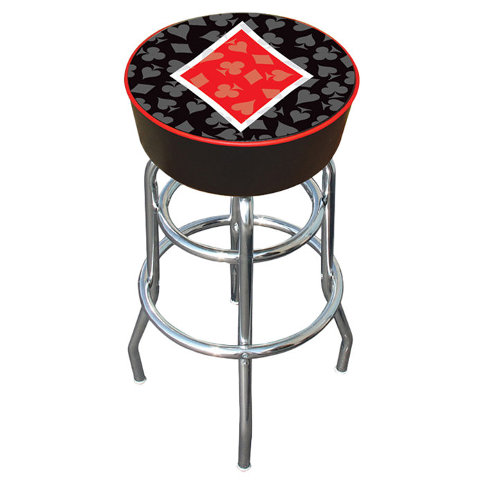 Four Aces Swivel Upholstered Counter Stool