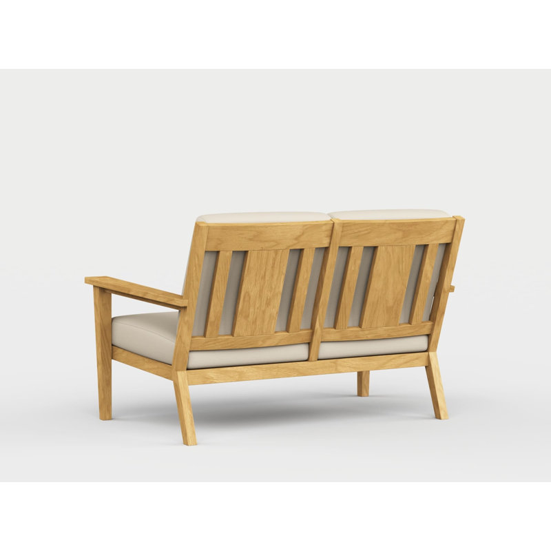 Savannah Outdoor 2 - Seat Loveseat, Premier Flax