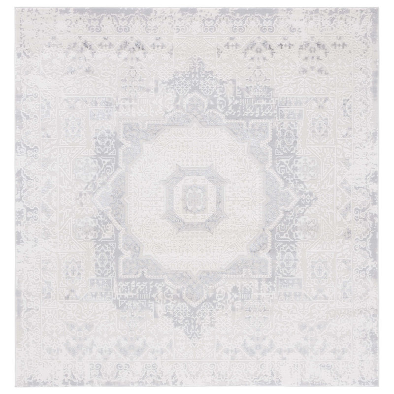 Devona Performance Oriental Rug, Square 6'7"