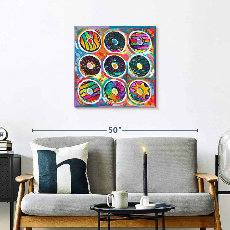 Yarlin Doughnuts Patterns, 24" H x 24" W