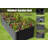 6X3x2ft Galvanized Raised Garden Bed, Outdoor Planter Garden Boxes Large Metal Planter Box For Gardening Vegetables Fruits Flowers, Dark Gray-1019565285-1019565306