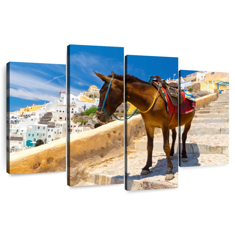 «Brampt Donkey» à Santorin, H 22 po x l 36 po