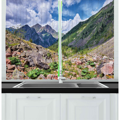 Pointed Kitchen Curtain