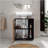 Parade Under Pedestal Sink Cabinet, 1 Door, 5 Open Compartments, Melamine Finish, Wenge And Natural Oak-1119494879