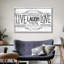 Live Laugh Love Everyday On Canvas Print-593831603