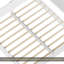 Ensemble de lit plateforme simple avec bureau de rangement réglable, 2 lits simples avec tablettes flexibles, installation à gauche, au centre ou à droite, lits simples pour 2 enfants avec bureau de rangement, blanc-1062844125