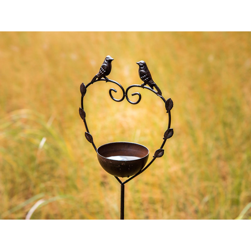 SPARROW Iron Birdbath