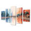 Nassim - Paysage abstrait, art mural 5 pièces-106424695