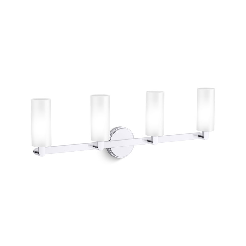 Crue Four-Light Sconce, Polished Chrome
