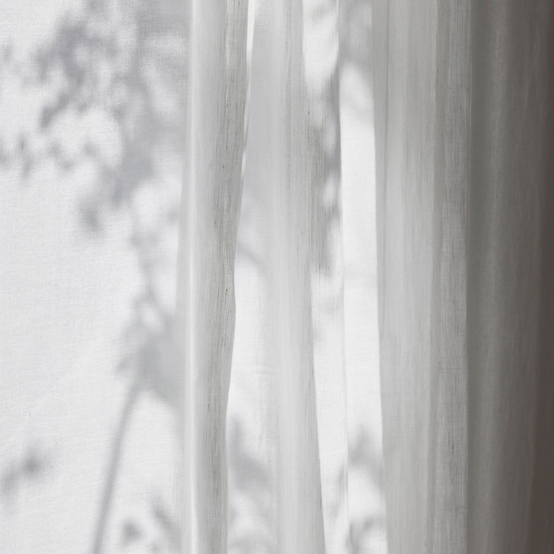 Livadi Linen Sheer Curtain Single Panel, 145 x 280cm