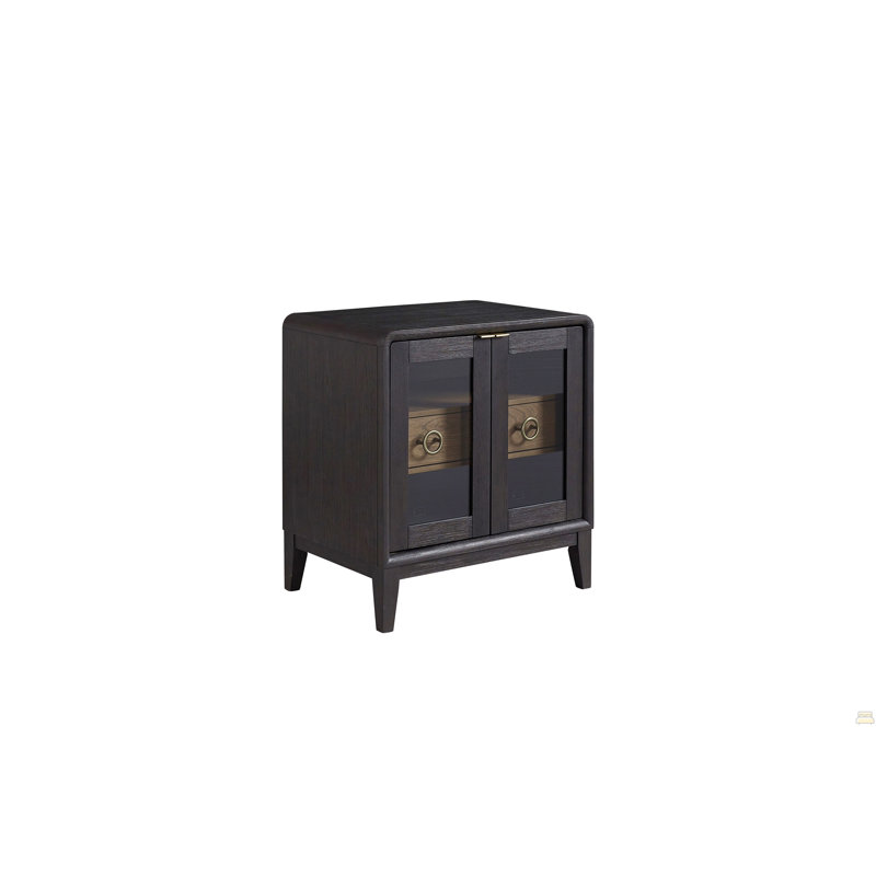 Glass Door Nightstand