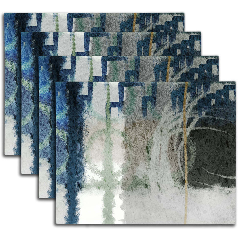 Napperon abstrait en polyester