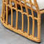 Chaise longue d'extérieur en osier Brookie