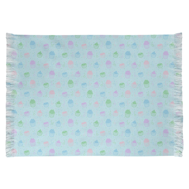 Tapis de zone bleu classic petits gâteaux Mcguigan, Non