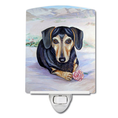 Dachshund Ceramic Night Light