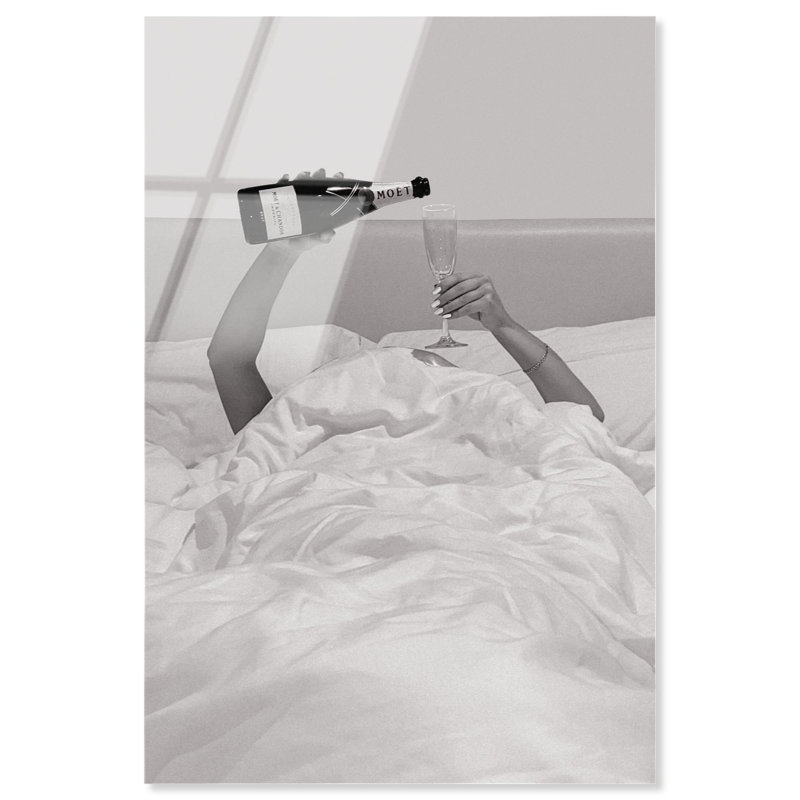 «Morning Mimosa», reproduction sur toile par Notoriart, prête à être accrochée, H 36 po x l 24 po