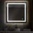 Lyra LED Lighted Bathroom Mirror with Defogger – Wall-Mounted Vanity Mirror with Adjustable Brightness & Color Temperature-57343203