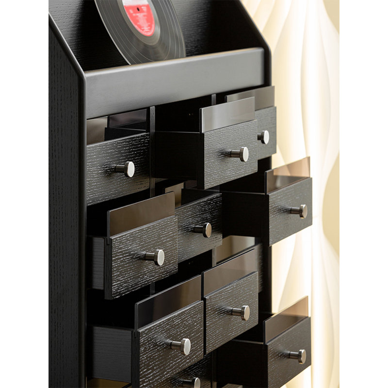 Italian Minimalist Bookcase, Black