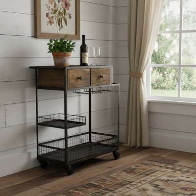 Metal Bar Cart