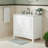 Pine Wood Dressing Table, Solid Cabinet