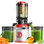 Presse-agrumes Glowwise Press - Presse-étoupe extra large de 4,35 po, presse-agrumes silencieux pour fruits et légumes, facile à nettoyer et à assembler, idéal pour les cuisines familiales, les familles en santé et les amateurs de remise en forme