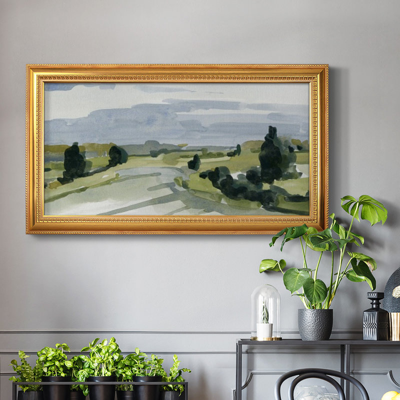 «Dark Quiet Valley III», reproduction d'un seul cadre photo sur toile, H 29 po x l 53 po x P 1 po