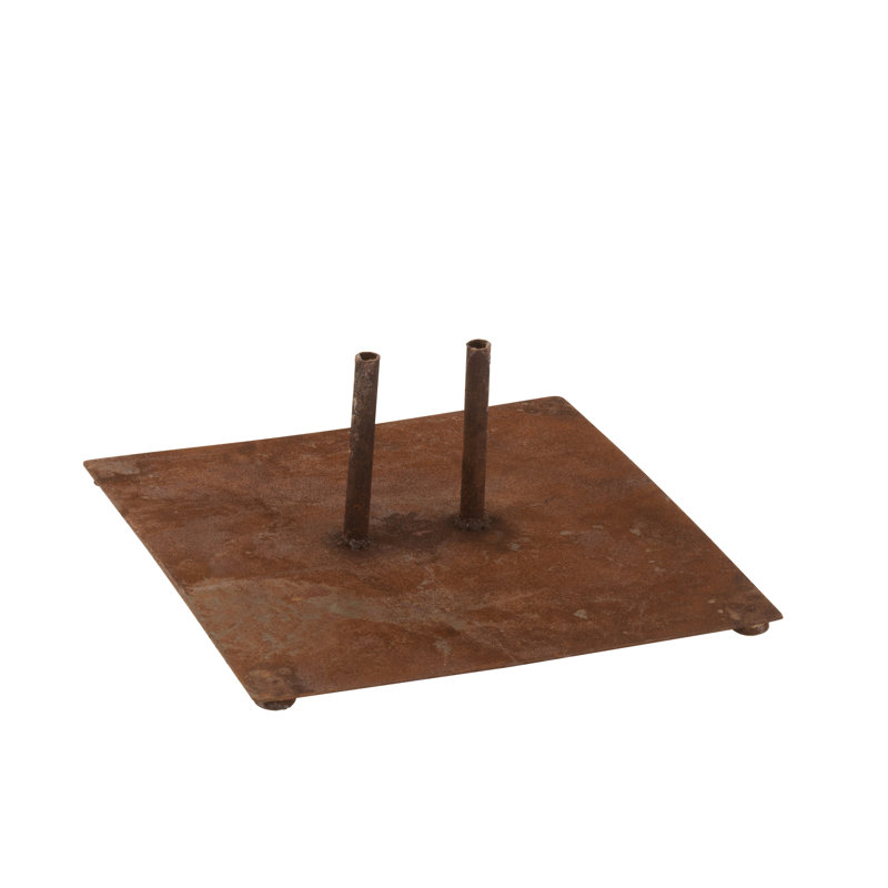 Nilyne Metal and Iron Umbrella Base, Brown