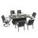 Zaanstad 6 - Person Rectangular Outdoor Dining Set with Cushions