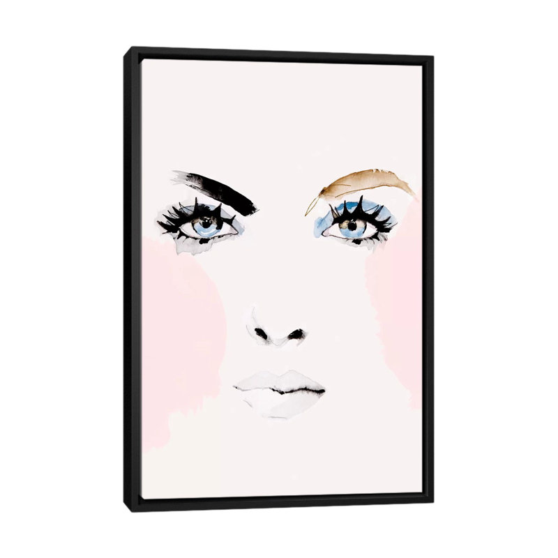 Flush by Leigh Viner - Painting on Canvas, Black Framed, 66.04 cm H x 45.72 cm W