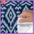 Blue Ikat Diamond Pattern Duvet Covers-132415569