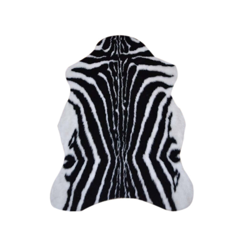 Hutchings Animal Print Cowhide 100cm X 70cm Area Rug