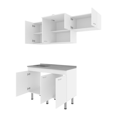 Ensemble de cuisine modulaire El Capitan - Solution complète pour les cuisines modernes avec rangement, Kronos