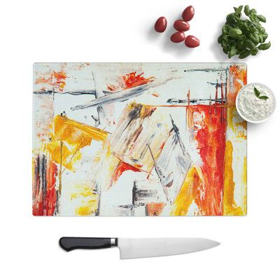 Tempered Glass Art Painting Vol.461 Chopping Board