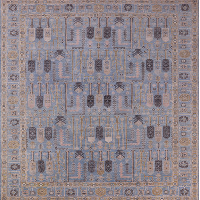 Tapis bleu clair