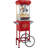 VEVOR 8 oz. Popcorn Machine with Cart in Red Color
