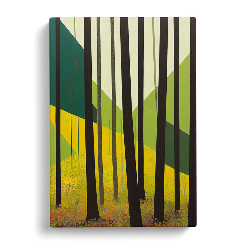 XC1022-1680X Contemporary Forest No.1 Abstract - Wrapped Canvas Print, 76cm H x 50cm W x 3cm D